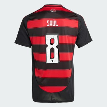Camisa Adidas Flamengo 2025/26 I SAÚL N° 8